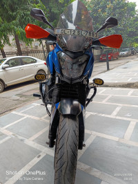 Glacier Blue Bajaj Dominar 400