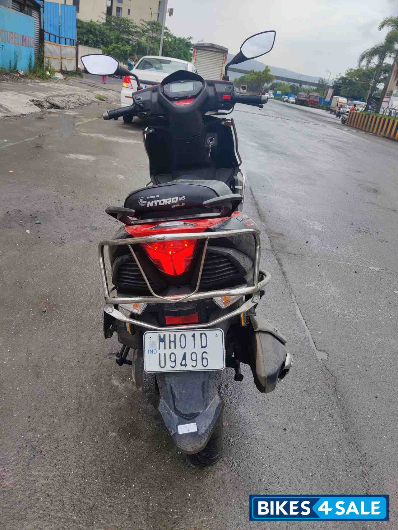 Red TVS NTORQ 125 Race Edition BS6