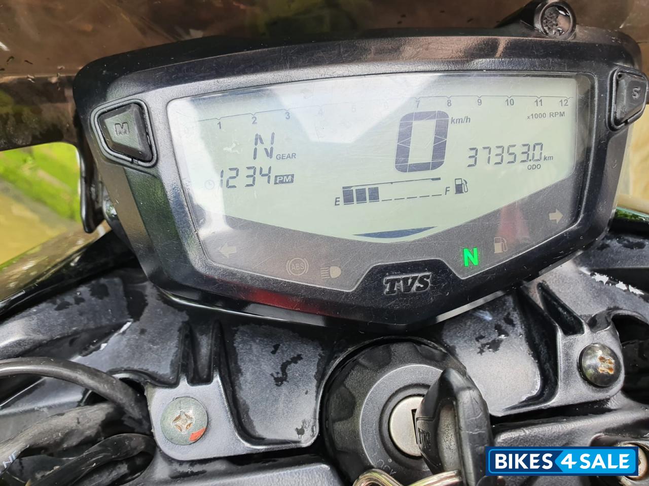 Black And Red TVS Apache RTR 200 4V ABS Race Edition 2.0