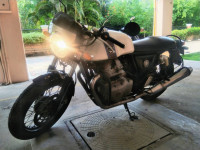 White Royal Enfield Continental GT 650 Twin