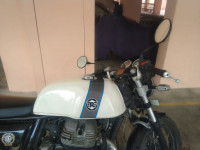 White Royal Enfield Continental GT 650 Twin