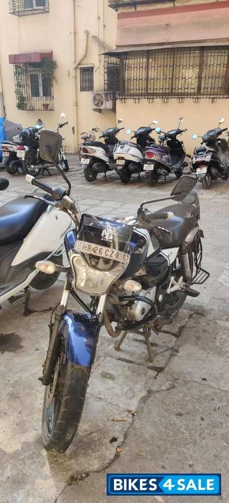 Blue And White Bajaj V15