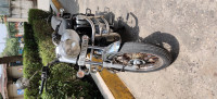 Silver Royal Enfield Bullet Electra