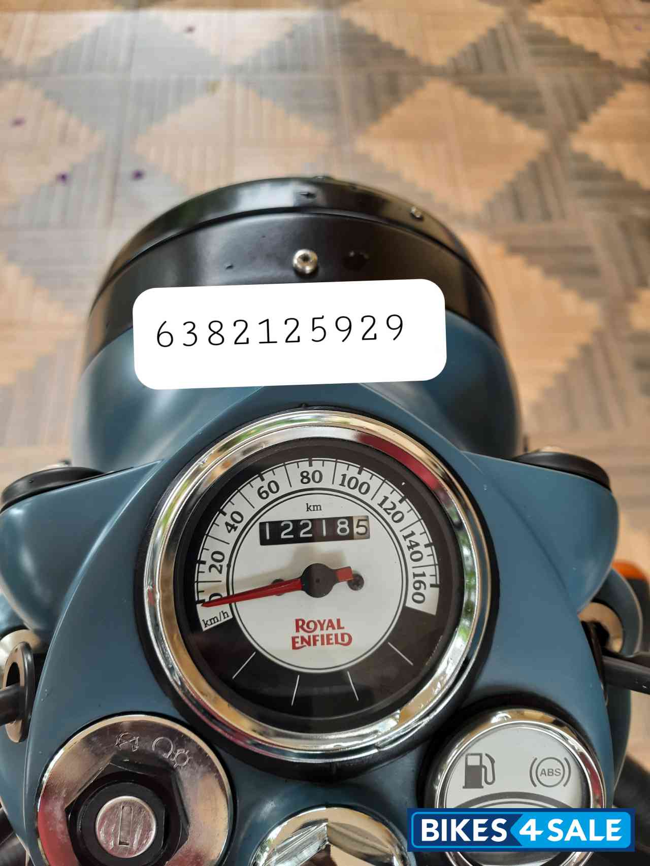 Air Bone Blue Royal Enfield Classic Signals Airborne Blue