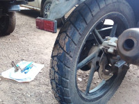 White TVS Apache RTR 180