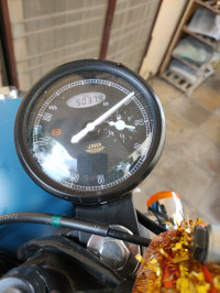 Starlight Blue Jawa forty two BS6