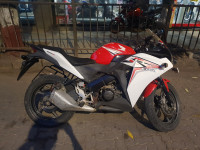 Red And White Honda CBR 150R