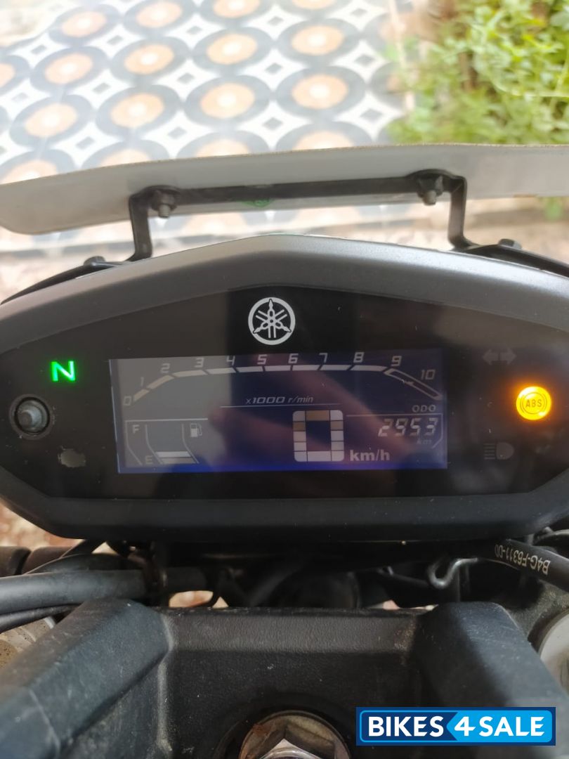 Black Yamaha FZ-S FI V3