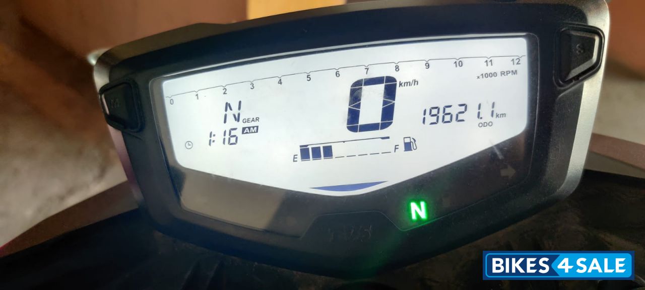 Black TVS Apache RTR 200 4V