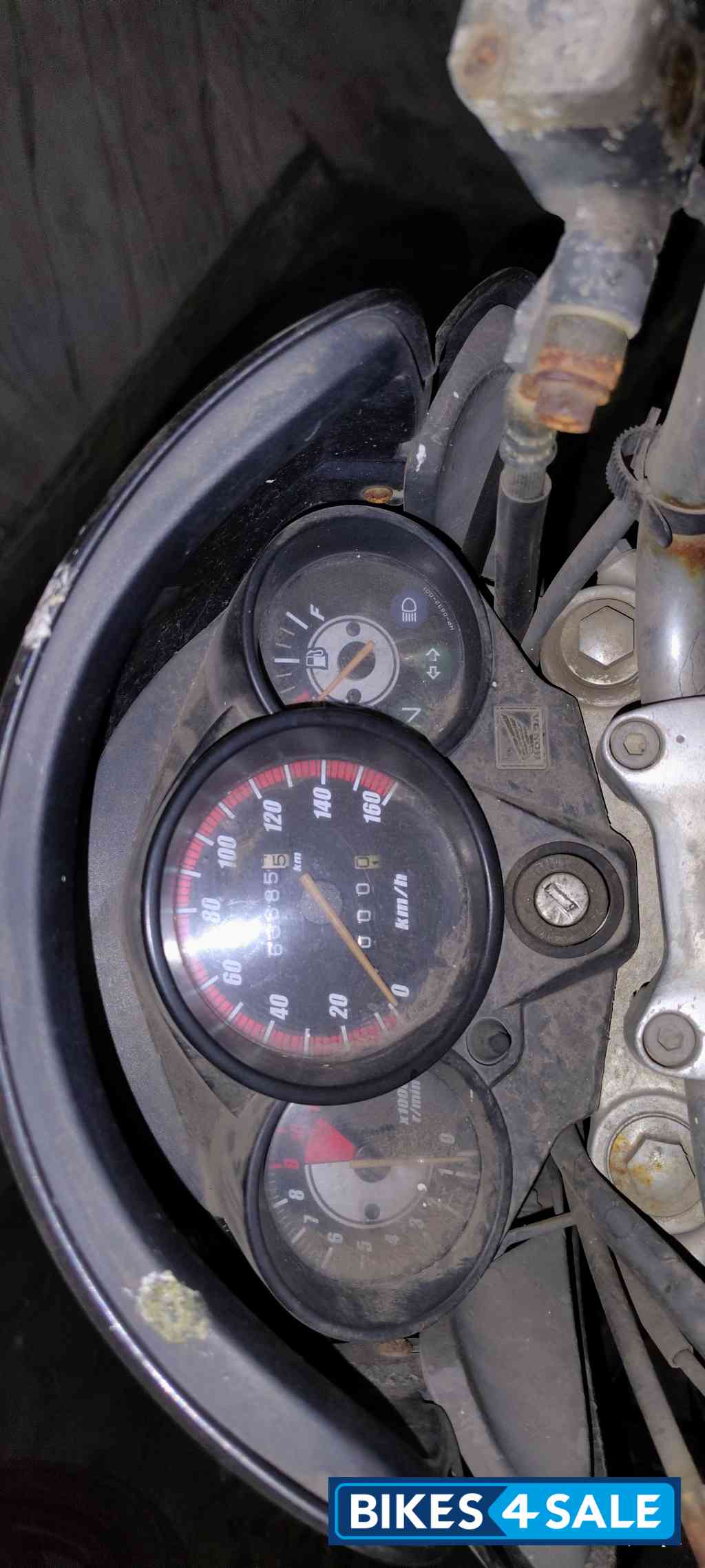 Black Honda CB Unicorn