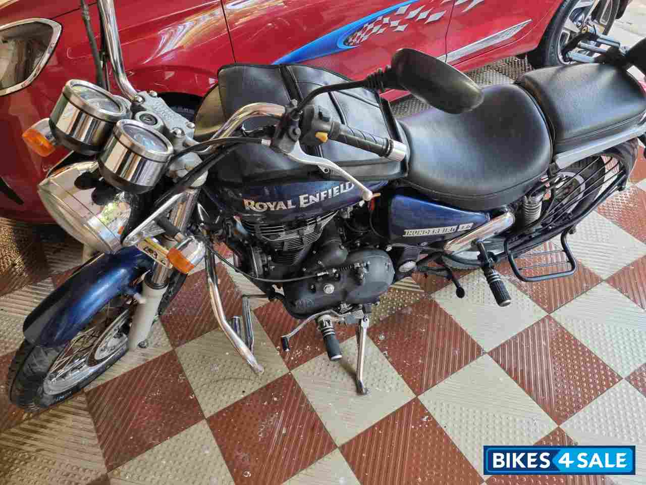 Ocean Blue Royal Enfield Thunderbird 350