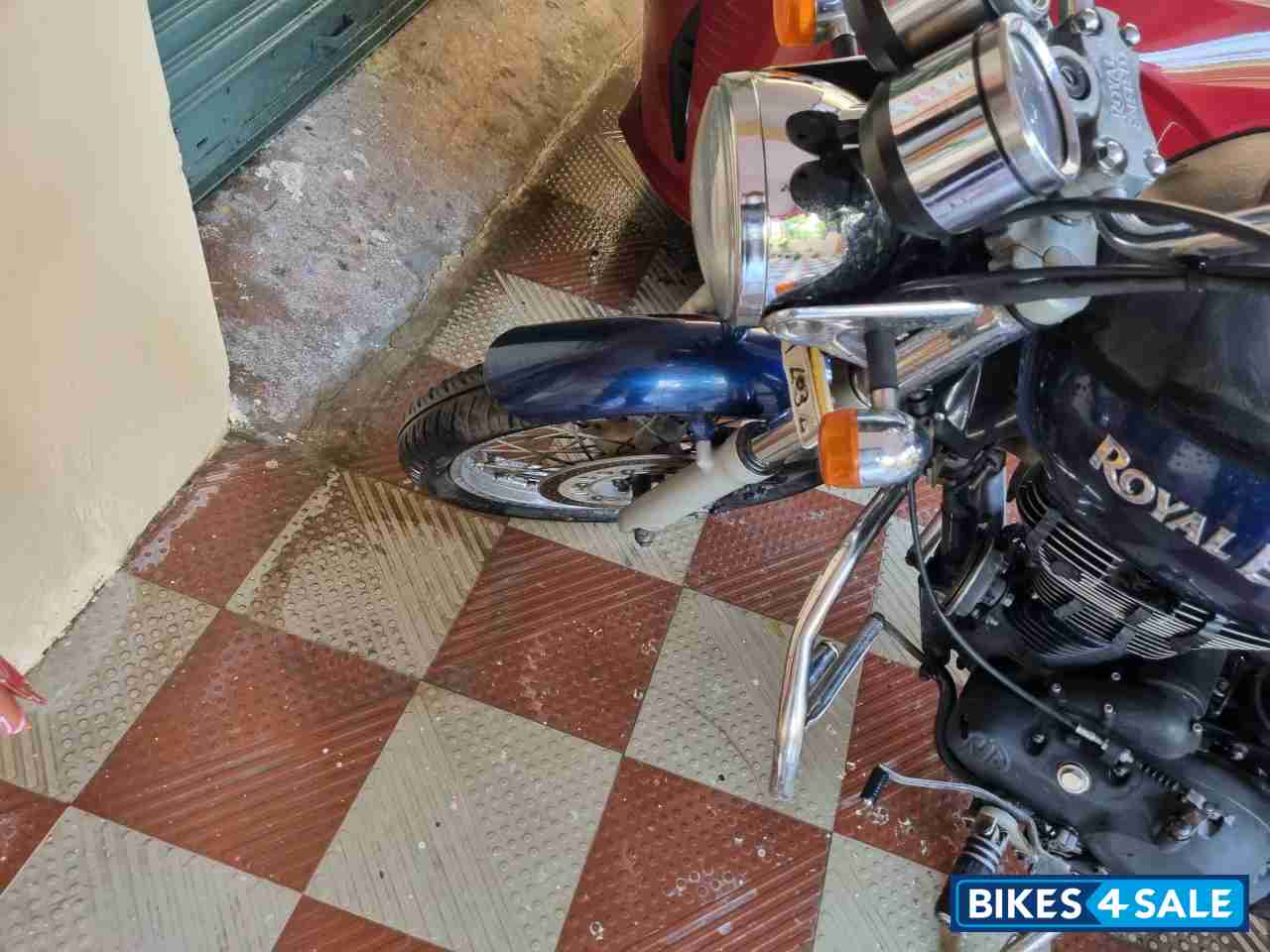 Ocean Blue Royal Enfield Thunderbird 350