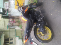 Yellow Yamaha FZ-S