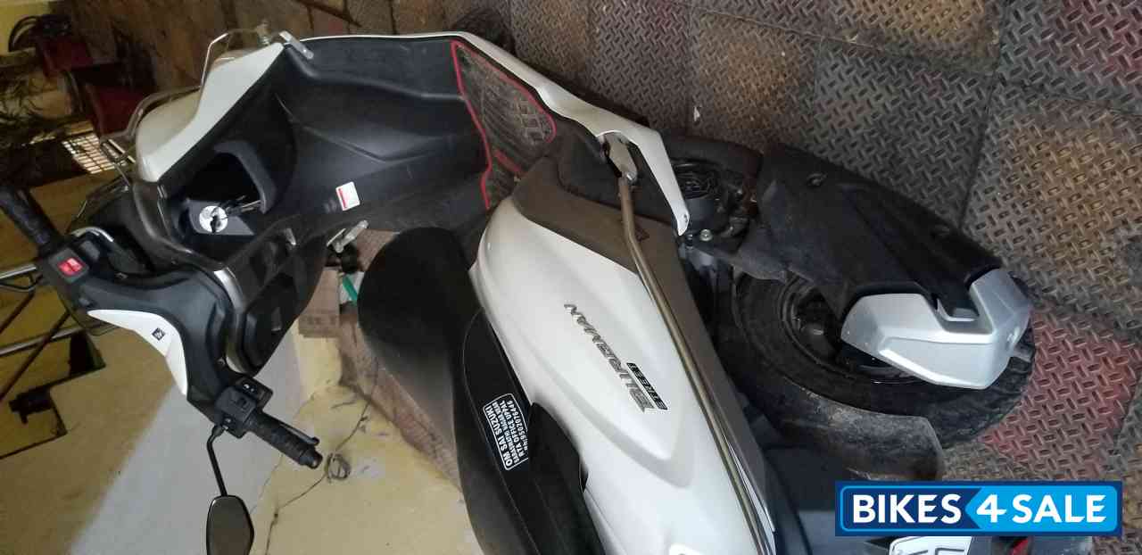 White Suzuki Burgman Street