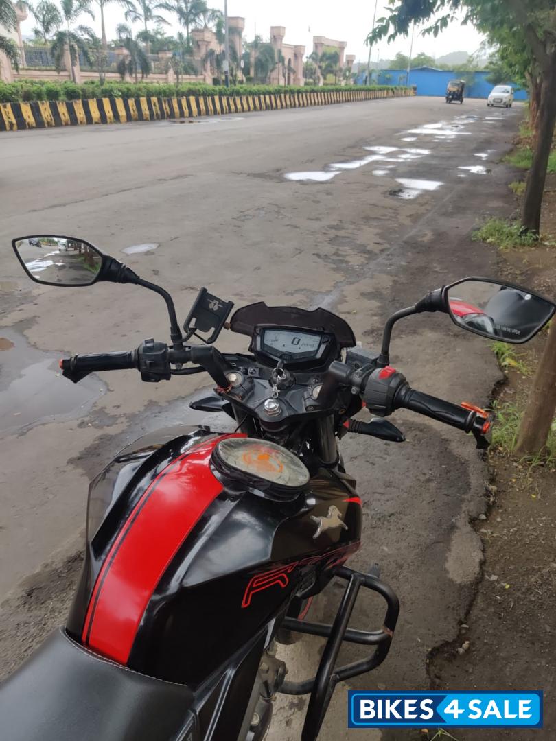 Black Red TVS Apache RTR 200 4V ABS