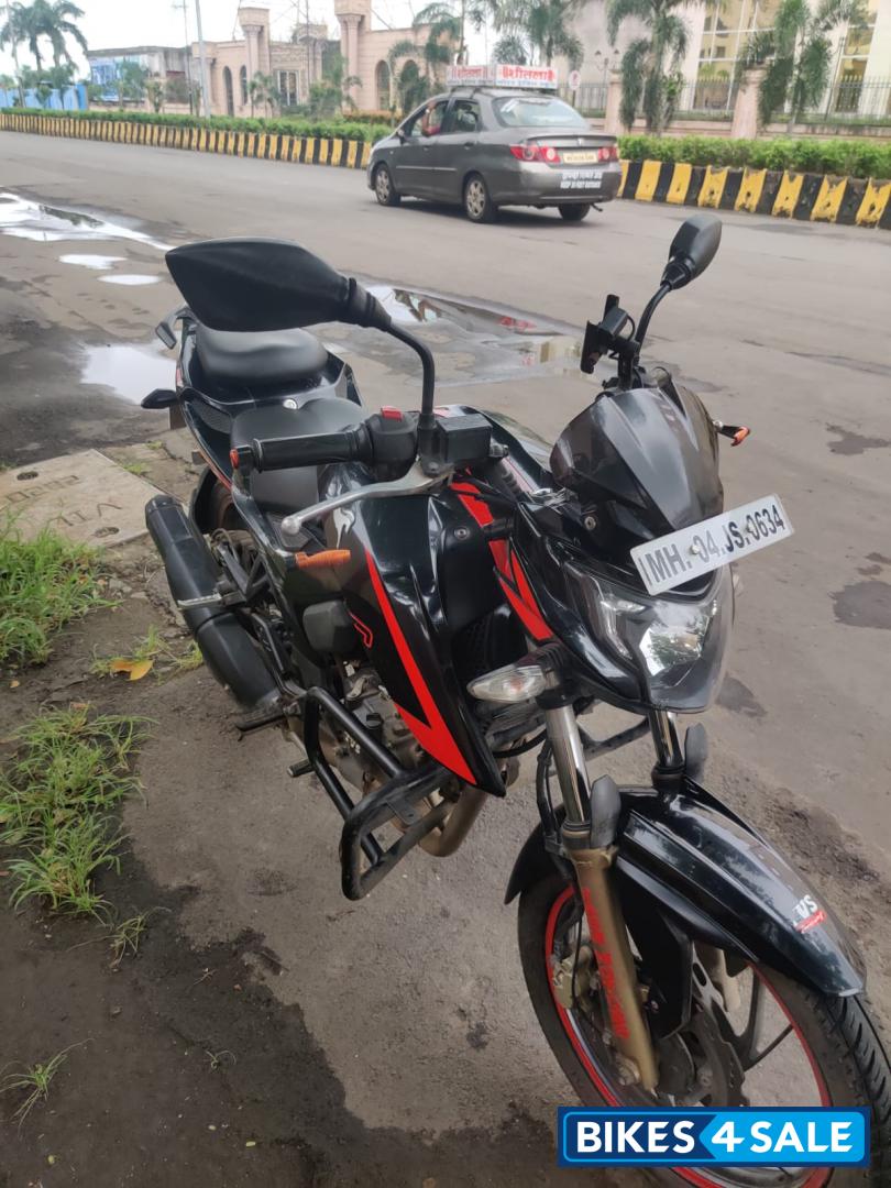 Black Red TVS Apache RTR 200 4V ABS