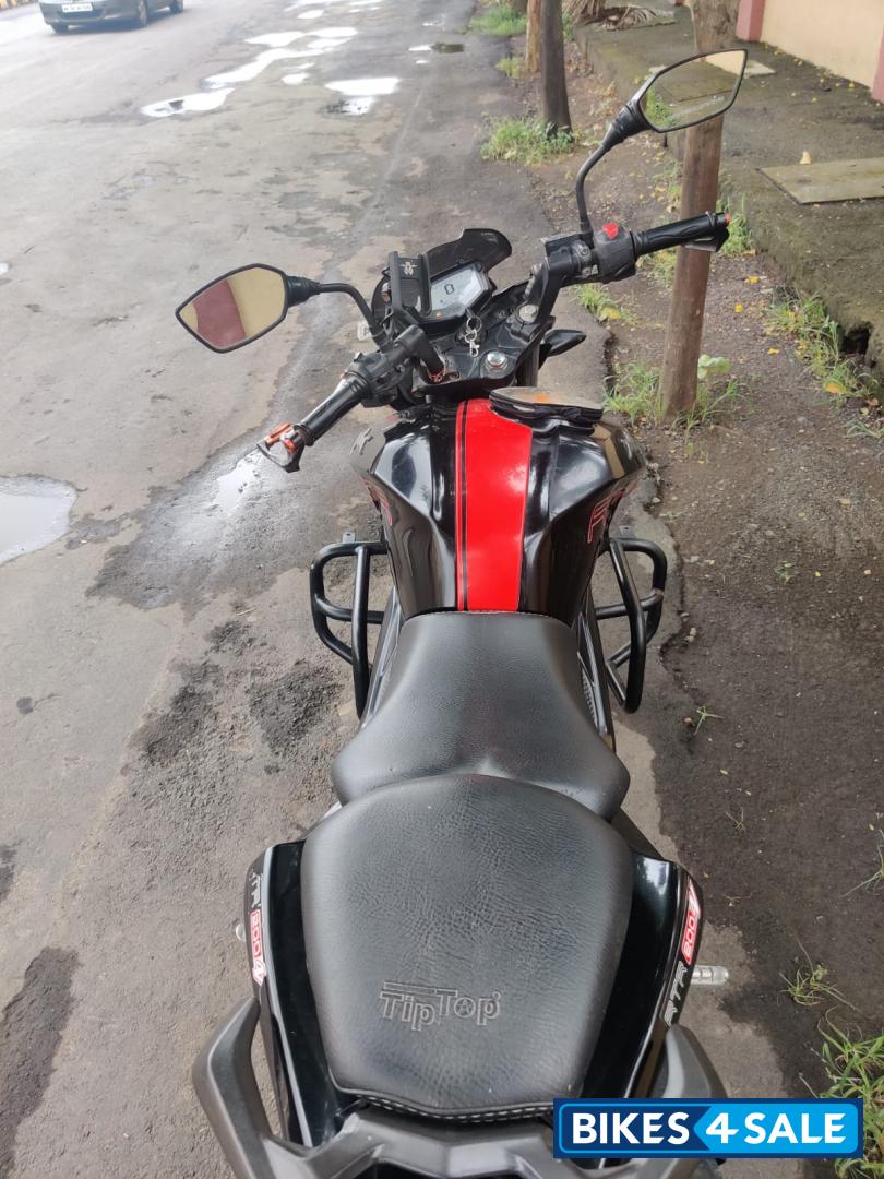 Black Red TVS Apache RTR 200 4V ABS