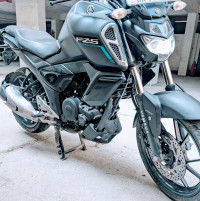 Mat Black Yamaha FZ-S FI V3