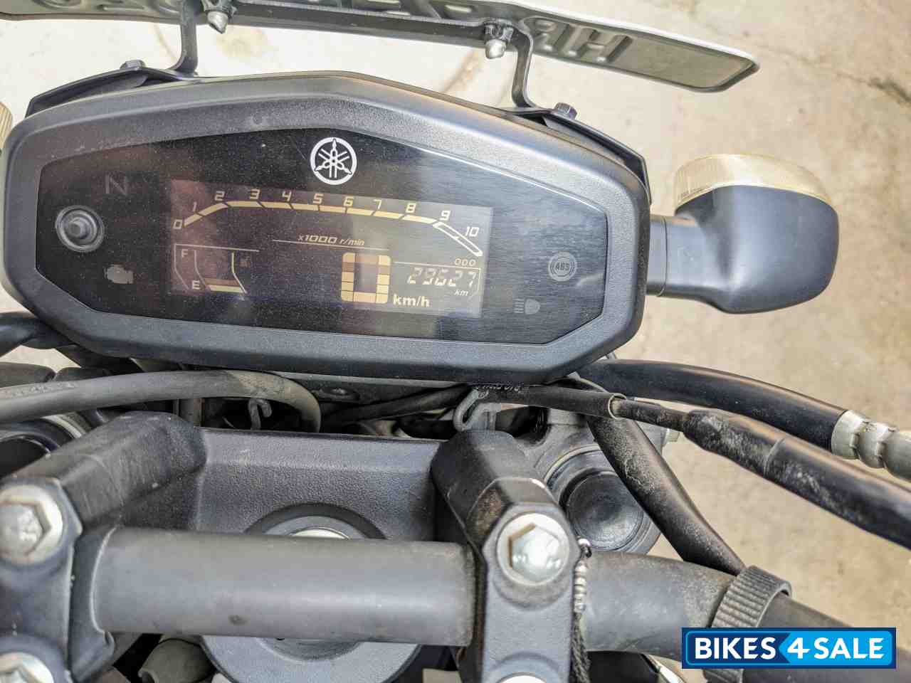 Mat Black Yamaha FZ-S FI V3