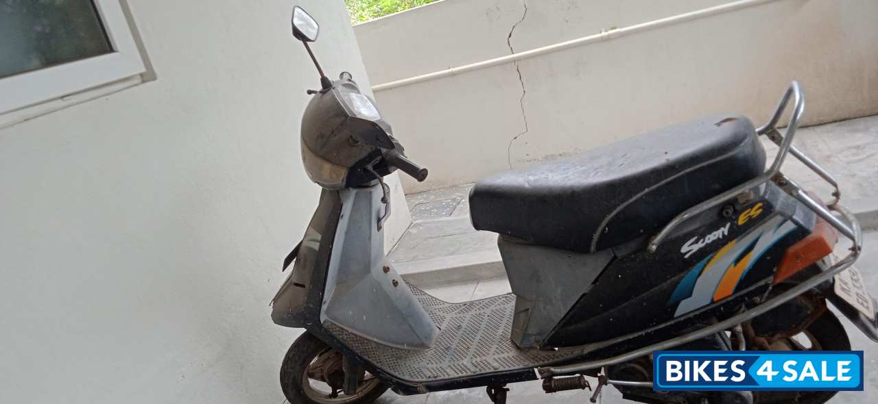 Black TVS Scooty ES