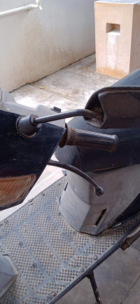 Black TVS Scooty ES