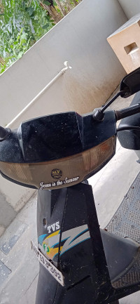 Black TVS Scooty ES