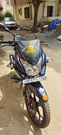 Blue Bajaj Discover 150 F