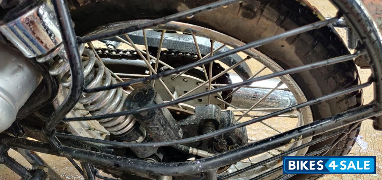 Silver Royal Enfield Bullet Electra