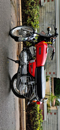 Red Yamaha RX 100