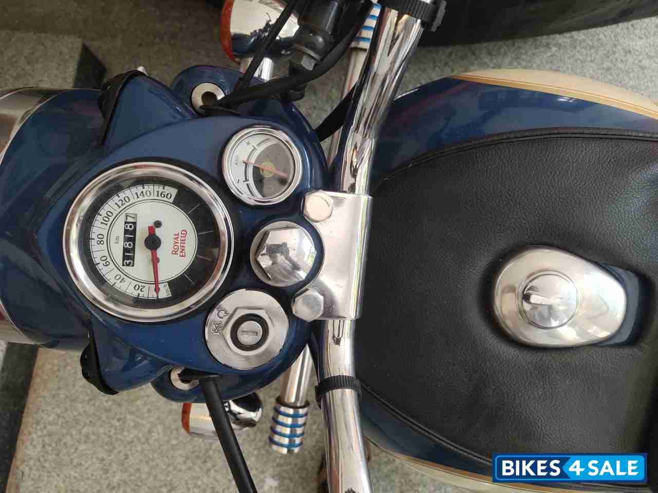Blue Royal Enfield Classic 350