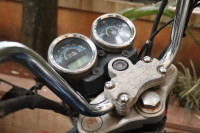 Blue Royal Enfield Thunderbird 350