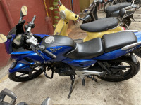 Blue Bajaj Pulsar 220F