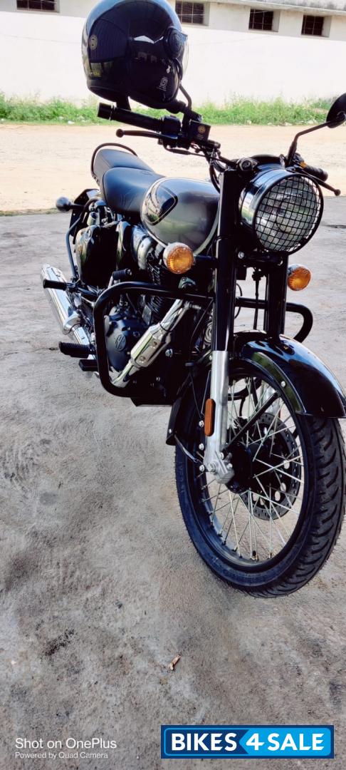 Mercury Silver Royal Enfield Classic 350 Single Channel BS6