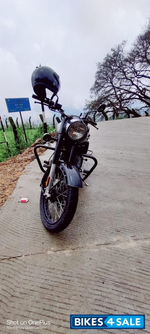 Mercury Silver Royal Enfield Classic 350 Single Channel BS6