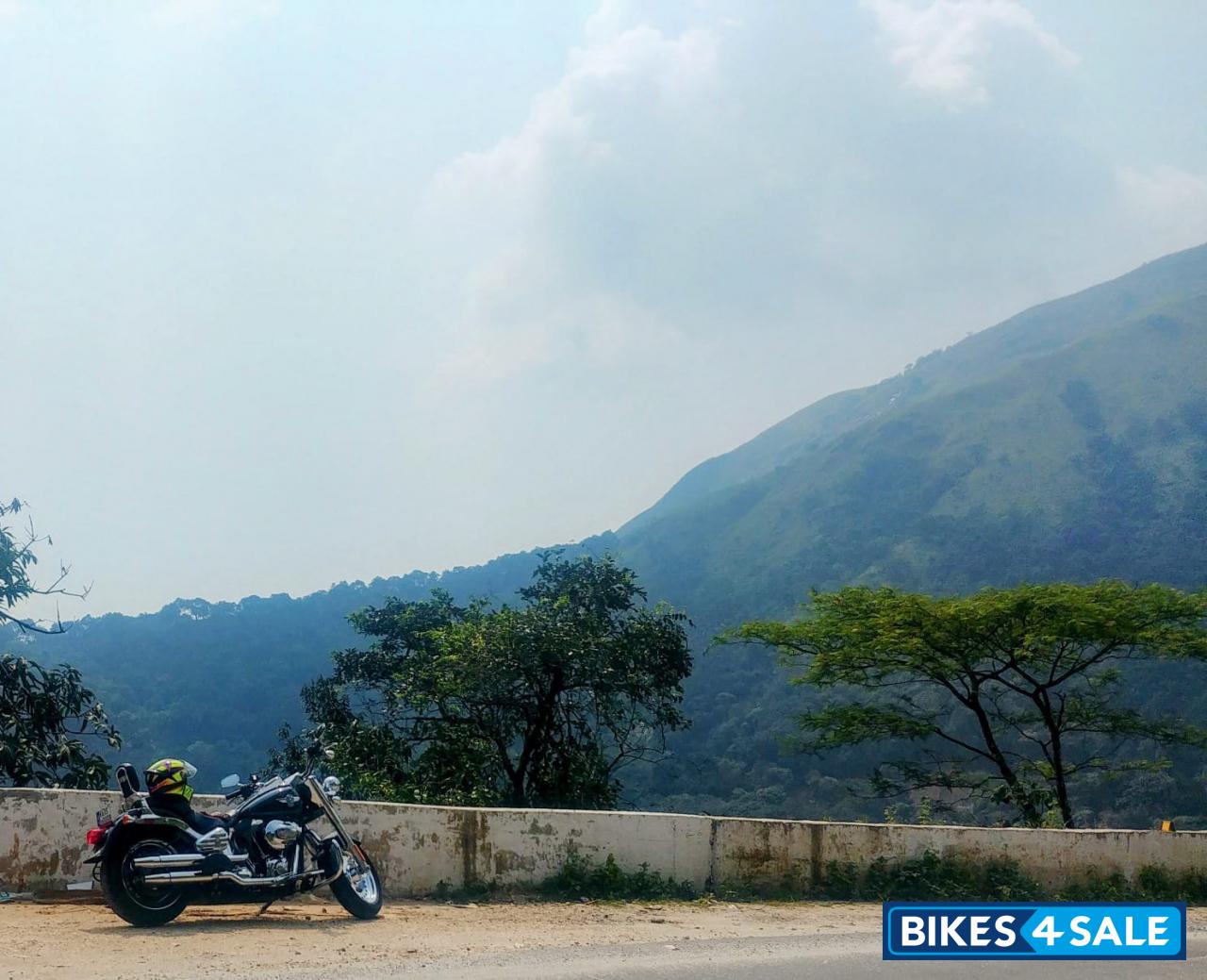 Black Harley Davidson Fat Boy