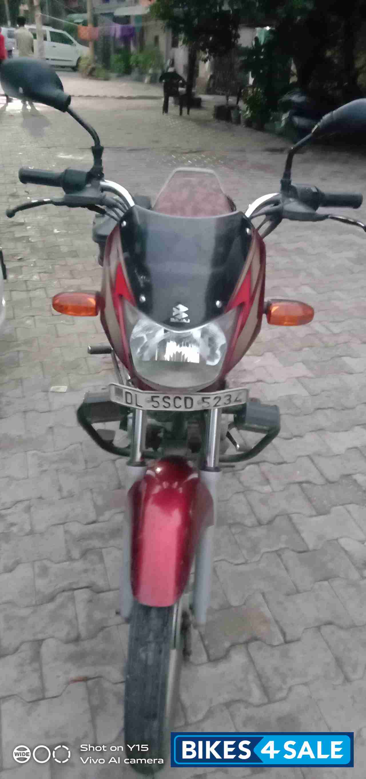 Red Black Bajaj CT 100 ES