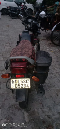 Red Black Bajaj CT 100 ES