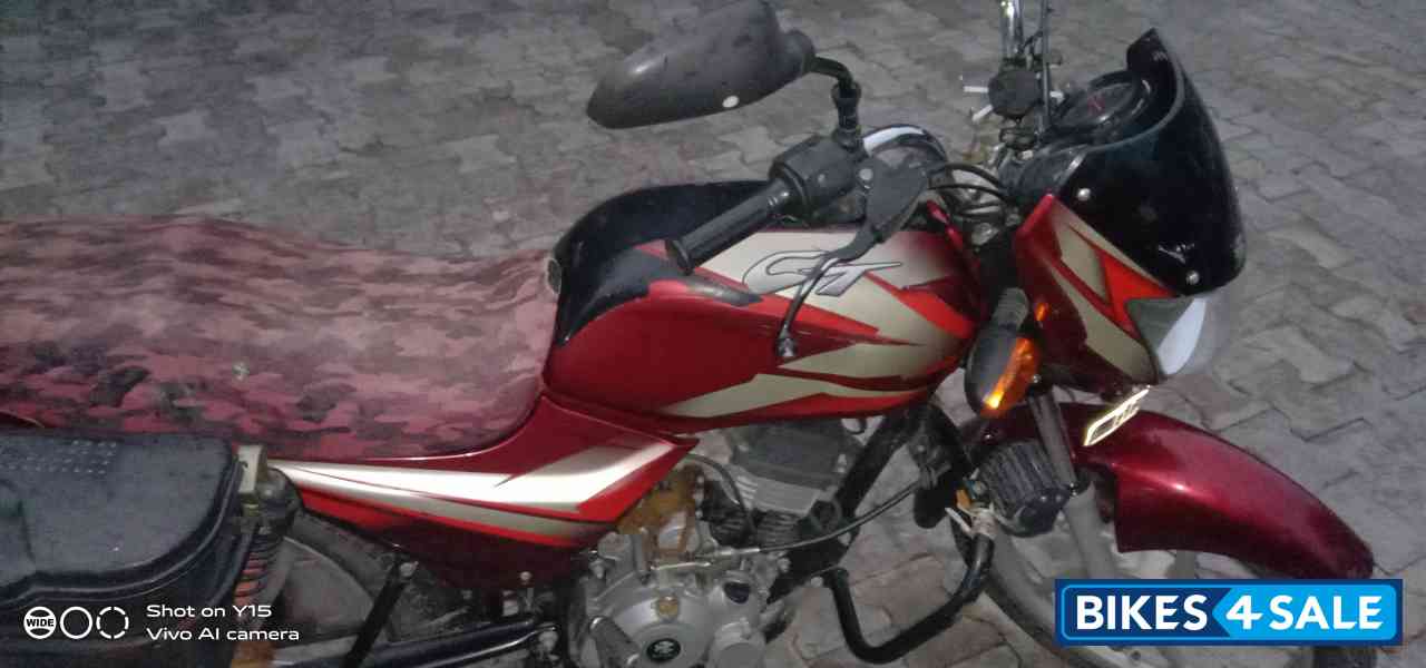 Red Black Bajaj CT 100 ES