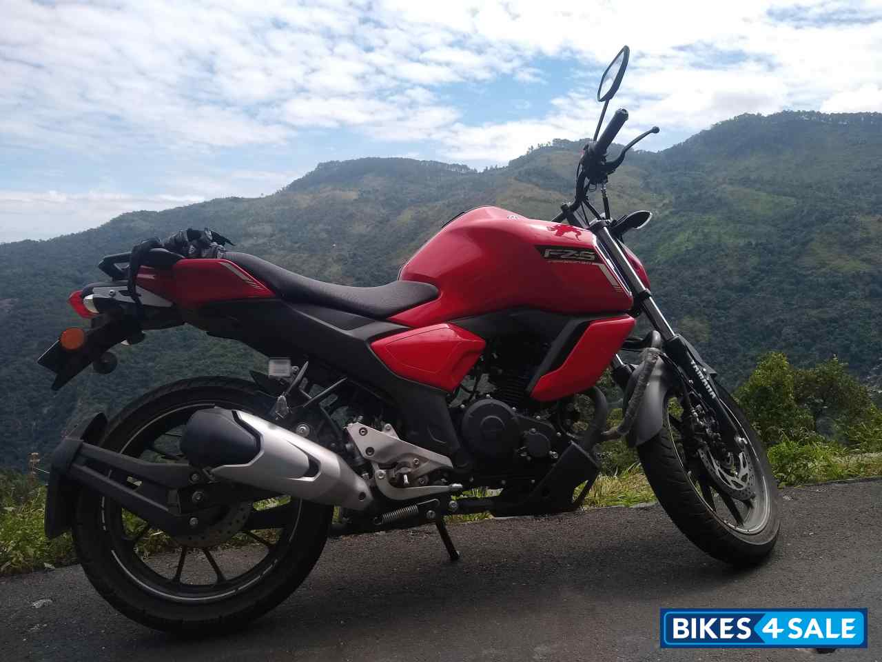 Metallic Red Yamaha FZ-S FI V3 BS6