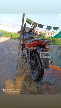 Red And Black Bajaj Pulsar 220F