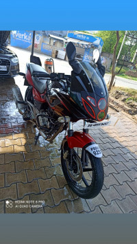 Red And Black Bajaj Pulsar 220F