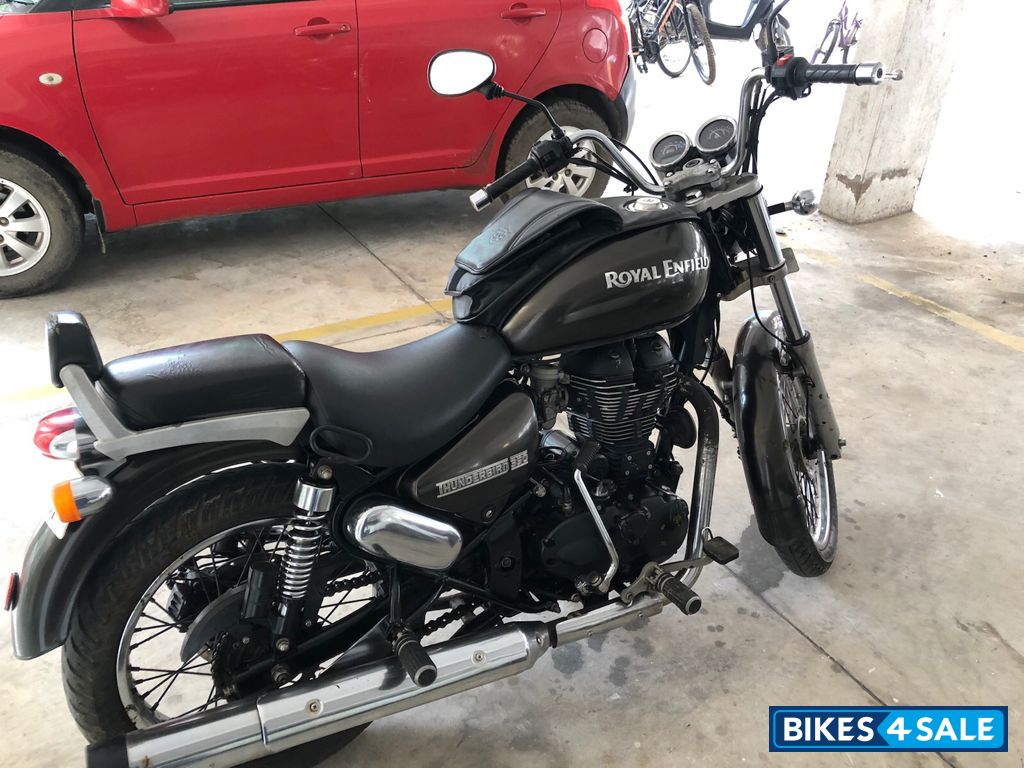 Lighting Green Royal Enfield Thunderbird 350