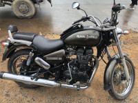 Lighting Green Royal Enfield Thunderbird 350