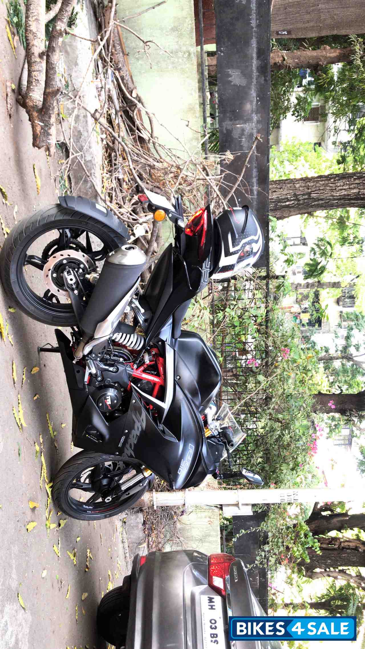 Matte Black TVS Apache RR 310