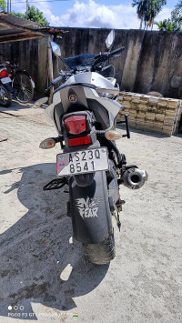 Blue Silver Yamaha Fazer FI V2