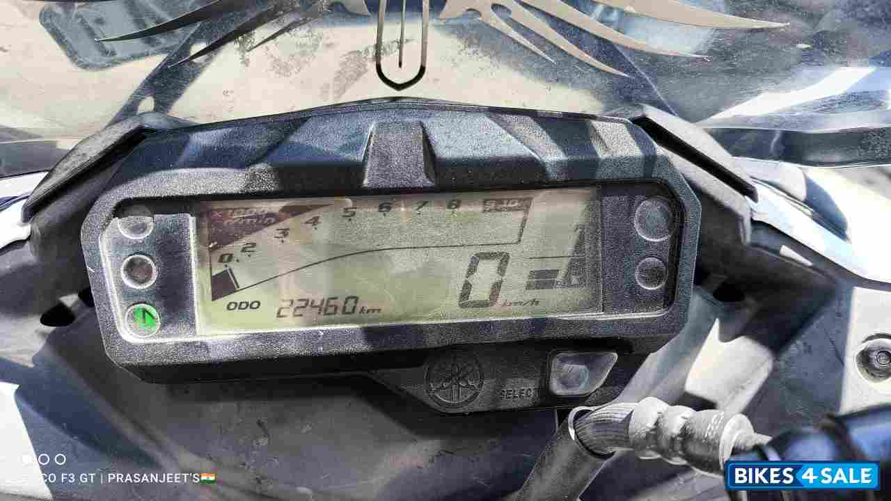 Blue Silver Yamaha Fazer FI V2