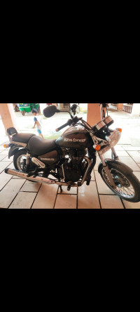L Green Royal Enfield Thunderbird 350