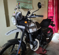 Snow White Royal Enfield Himalayan BS VI