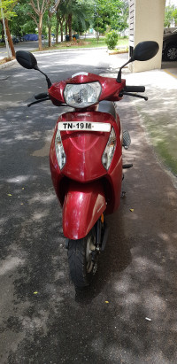 Cherry Red Honda Activa i