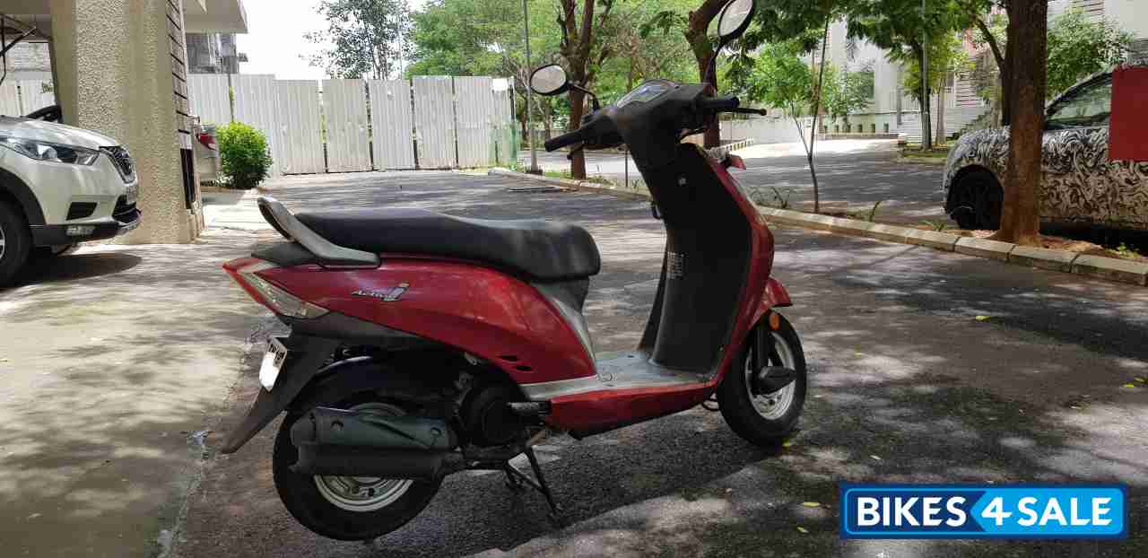 Cherry Red Honda Activa i